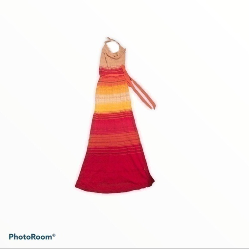 Haute hippie multicolor maxi dress xs NWT